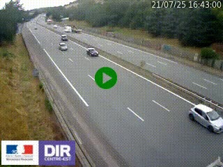 Webcam routière à Saint-Etienne-Terrenoire sur la RN88 avant la jonction entre l'A72 et le Boulevard Périphérique de Saint-Etienne