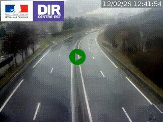 Caméra sur la Nationale 90 (N90) à La Léchère, en direction et à proximité d'Albertville