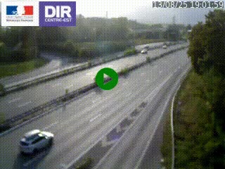 Caméra routière à hauteur de la sortie 15 Chambéry-centre au PK 4,103 en direction d'Albertville