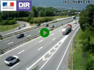 Caméra routière à hauteur de la sortie 15 Chambéry-centre au PK 4,103 en direction d'Albertville