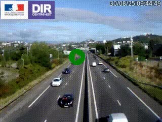 Caméra autoroute à Saint-Etienne (Les Littes) à hauteur du Ikea Saint-Etienne sur l'A72 en direction de Roanne