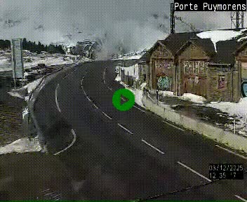 Webcam Col du Puymorens sur N320, en direction de Pas de la Casa (Andorre)