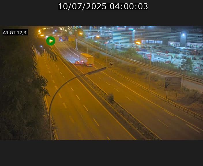 Traffic live webcam Luxembourg Senningerberg - A1 direction Allemagne - BK 12.3
