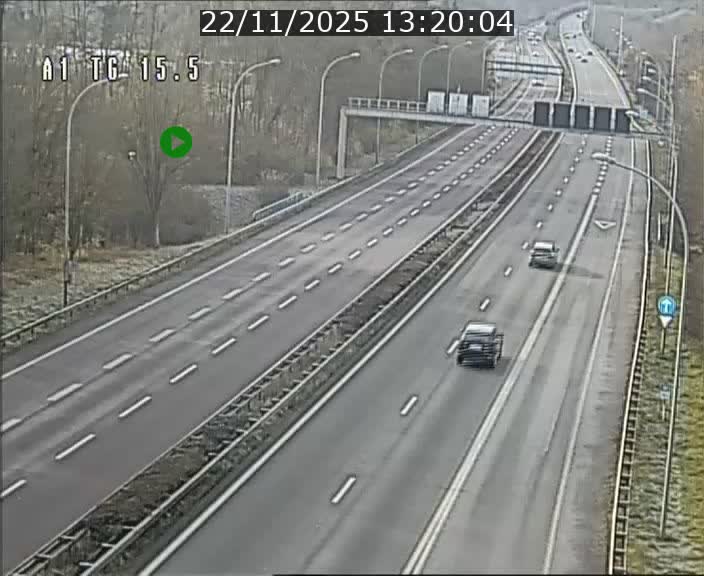Traffic live webcam Luxembourg Munsbach - A1 direction Luxembourg - BK 15.5