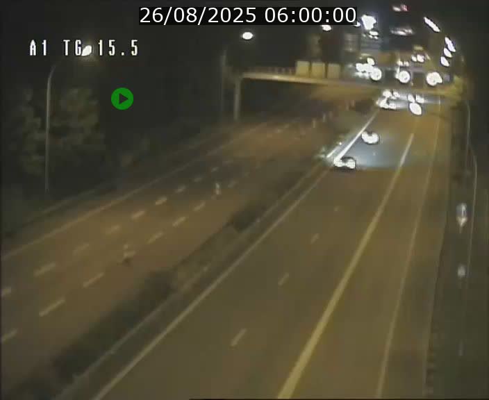 Traffic live webcam Luxembourg Munsbach - A1 direction Luxembourg - BK 15.5