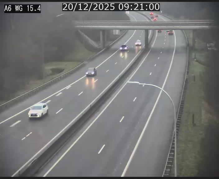 Traffic live webcam Luxembourg Capellen - A6 - BK 15.4 - direction Luxembourg/France/Allemagne