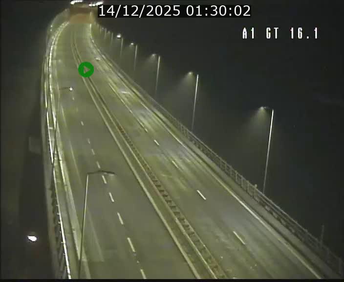 Traffic live webcam Luxembourg Niederanven - A1 direction Allemagne - BK 16.1