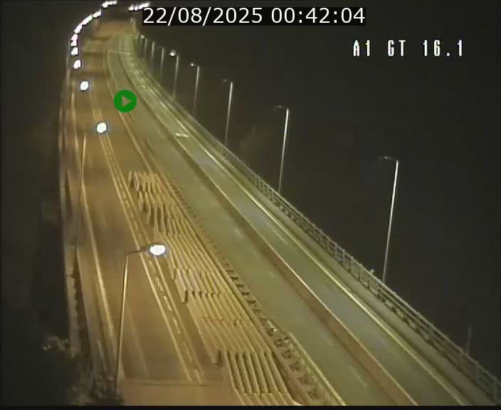Traffic live webcam Luxembourg Niederanven - A1 direction Allemagne - BK 16.1
