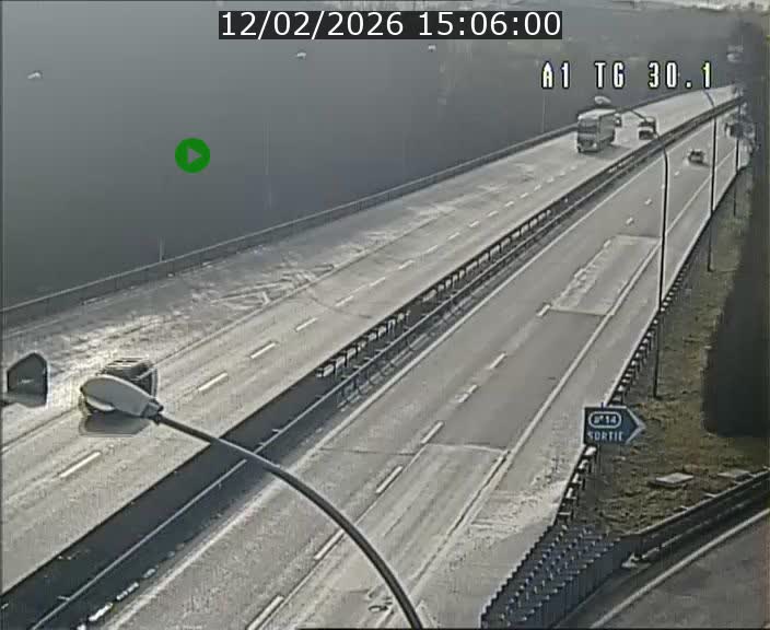 Traffic live webcam Luxembourg Grevenmacher - A1 direction Luxembourg - BK 30.1