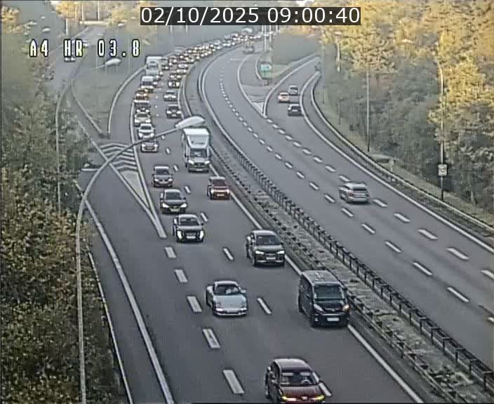 Webcam traffic A4 Luxembourg - BK 3.8 - Leudelange (direction Esch sur Alzette)