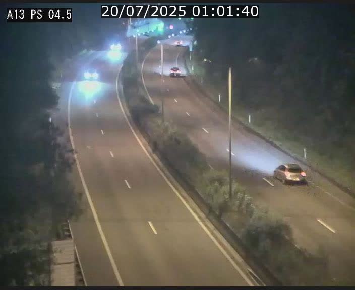 Traffic live webcam Luxembourg Differdange - A13 direction Esch-sur-Alzette - BK 4.5