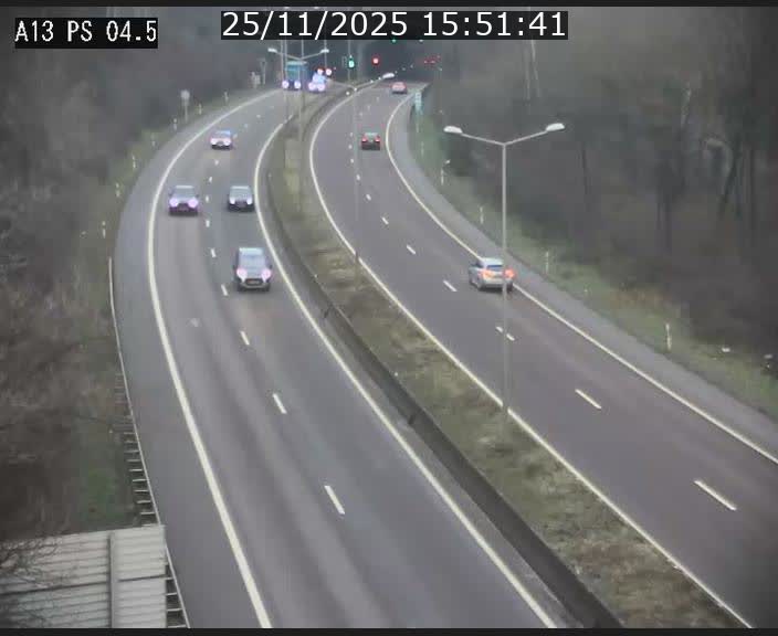 Traffic live webcam Luxembourg Differdange - A13 direction Esch-sur-Alzette - BK 4.5