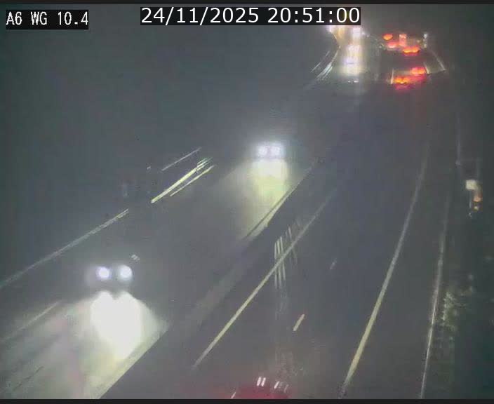 Traffic live webcam Luxembourg Mamer - A6 - BK 10.4 - direction Luxembourg/France/Allemagne