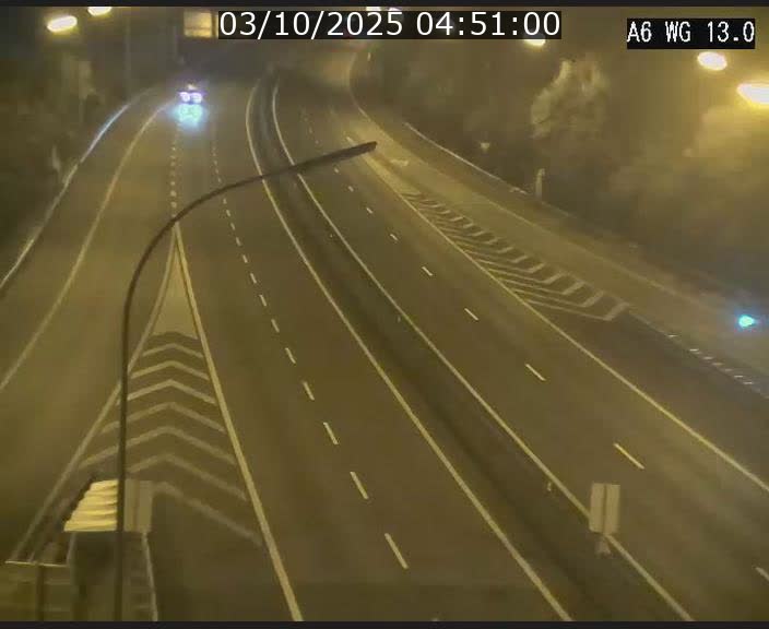 Traffic live webcam Luxembourg Mamer - A6 - BK 13 - direction Luxembourg/France/Allemagne