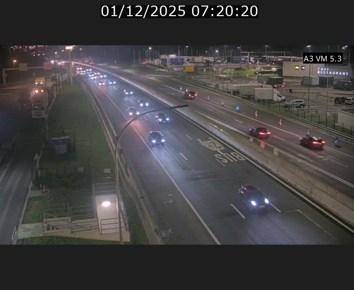 Traffic live webcam Luxembourg Aire de Berchem - A3 - BK 5 - direction France