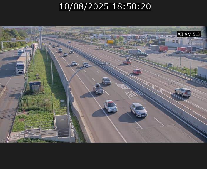 Traffic live webcam Luxembourg Aire de Berchem - A3 - BK 5 - direction France