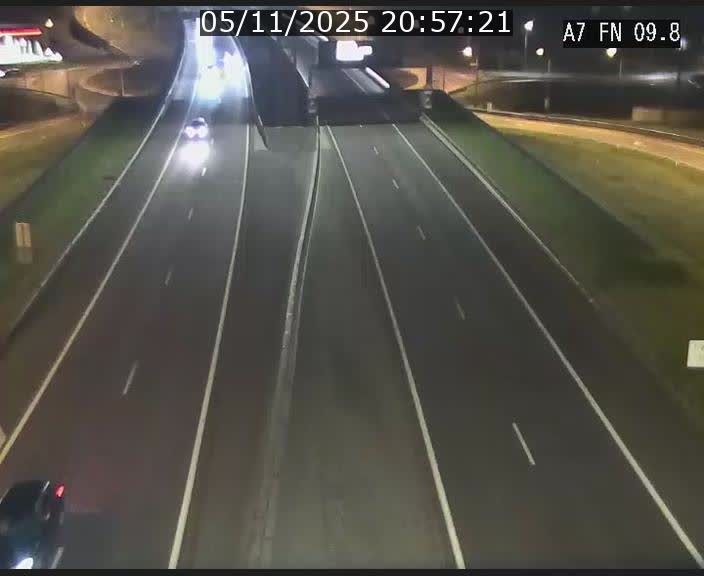 Caméra trafic Luxembourg - A7, Tunnel Gousselerbierg, sortie sud, direction rond-point Lorentzweiler (BK 9.9)