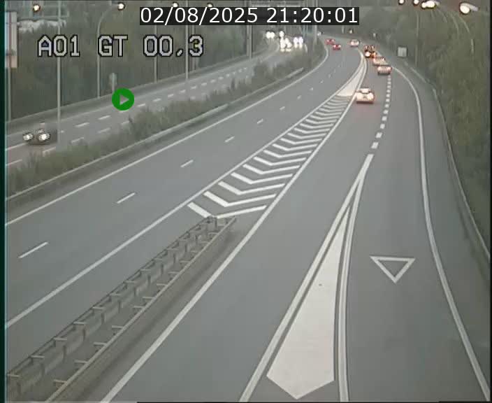 Traffic live webcam Luxembourg Croix de Gasperich - A1 direction Kirchberg - BK 0.3