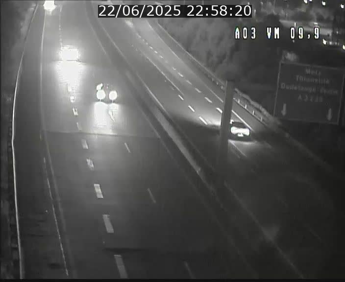 Webcam Autoroute à la Croix de Bettembourg - A3 - BK 9.9 - direction France