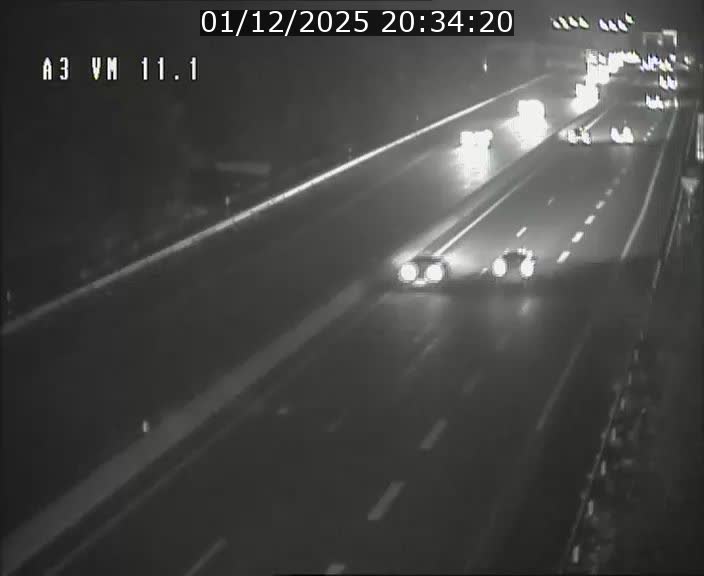 Webcam à la frontière franco-luxembourgeoise, avant la Croix de Bettembourg - BK 11.1 - direction Luxembourg-ville