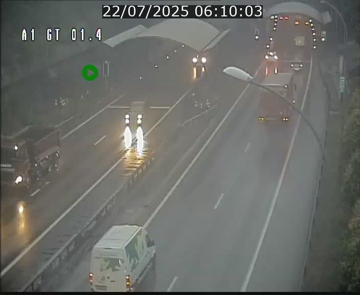 Traffic live webcam Luxembourg Hesperange - A1 direction Kirchberg - BK 1.4