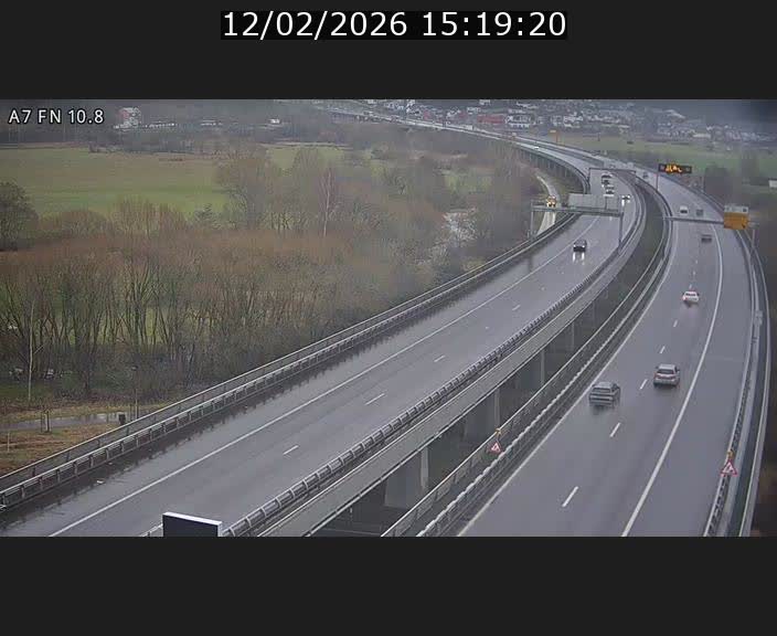 Caméra trafic Luxembourg - A7, Tunnel Gousselerbierg, sortie sud, direction rond-point Lorentzweiler (BK 10.8)