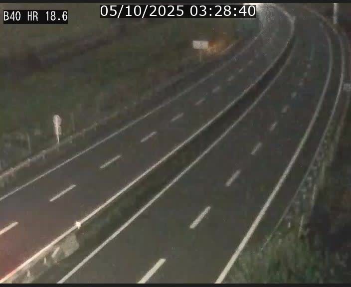 Webcam sur la route de liaison entre Micheville et Esch-Belval à la frontière entre le Luxembourg et la France. Vue orientée vers la Lorraine.