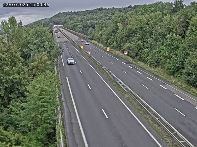 Caméra autoroute France - A30, Hayange direction Metz