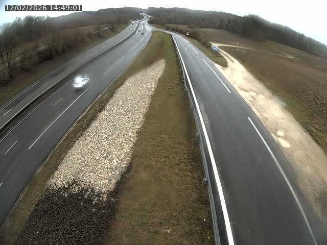 Webcam trafic à la Houpette, sur la Nationale 4 (N4) dans la commune de Rupt-aux-Nonains