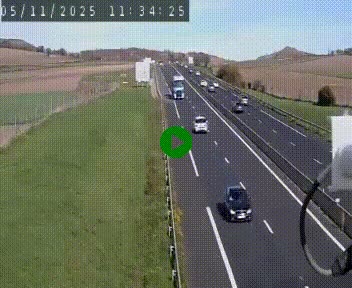 Caméra autoroute A75 à hauteur de Le Crest, en direction de Montpellier