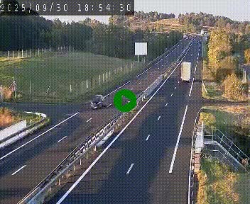 Caméra autoroutière France - A75, Coren, en direction de Montpellier