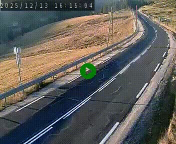 Webcam routière au niveau du col de la Chavade en Ardèche, sur la N102 à 1266 mètres d'altitude