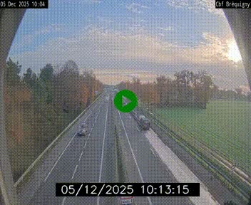 Webcam sur le périphérique de Rennes (N136) à hauteur du quartier Bréquigny, au sud de la ville