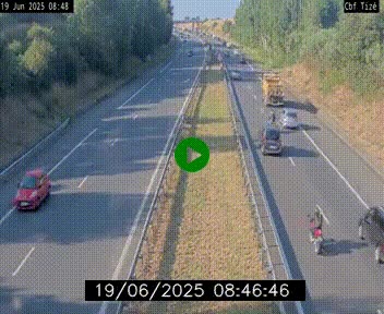 Webcam sur le périphérique de Rennes (N136) à hauteur de Tizé, à l'est de la ville
