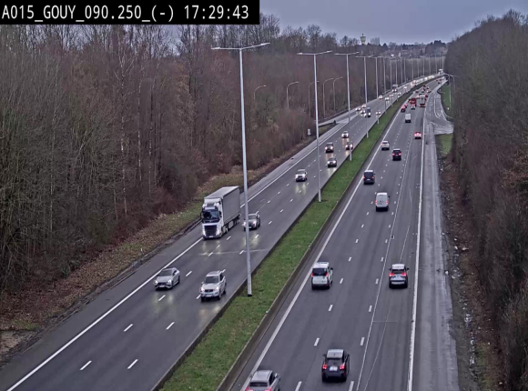 Webcam autoroute Belgique - Gouy-lez-piéton - E42 - BK 90.3