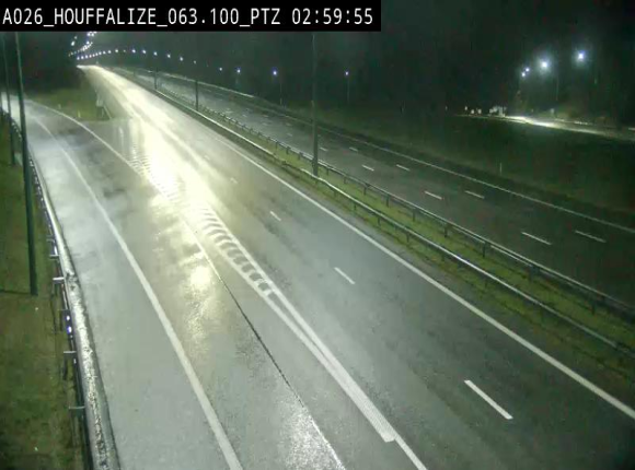 Caméra autoroute Belgique - Houffalize, E25 direction Liège