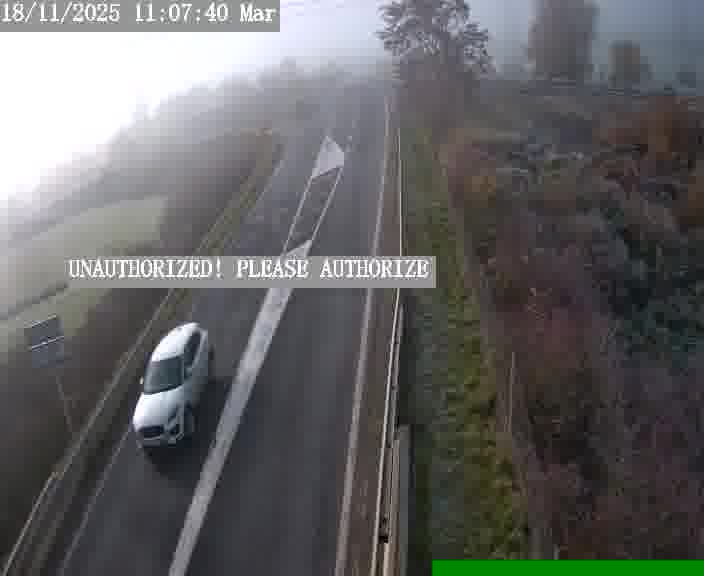 Point de vue trafic déployé sur D181a (France) à Sainte Marie aux Chênes, regardant vers Homecourt, aidant conducteurs et services à anticiper les flux.