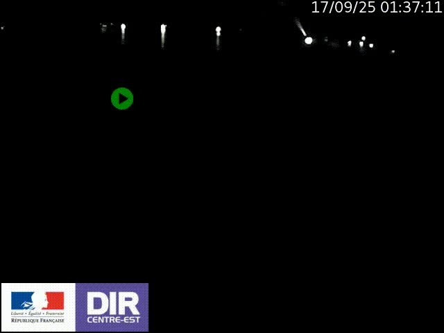 Webcam sur le quai Parjot à Vienne, aux Portes de Lyon, sur la Nationale 7, à la jonction avec le boulevard du Rhône-nord (D1407), caméra orientée vers Lyon