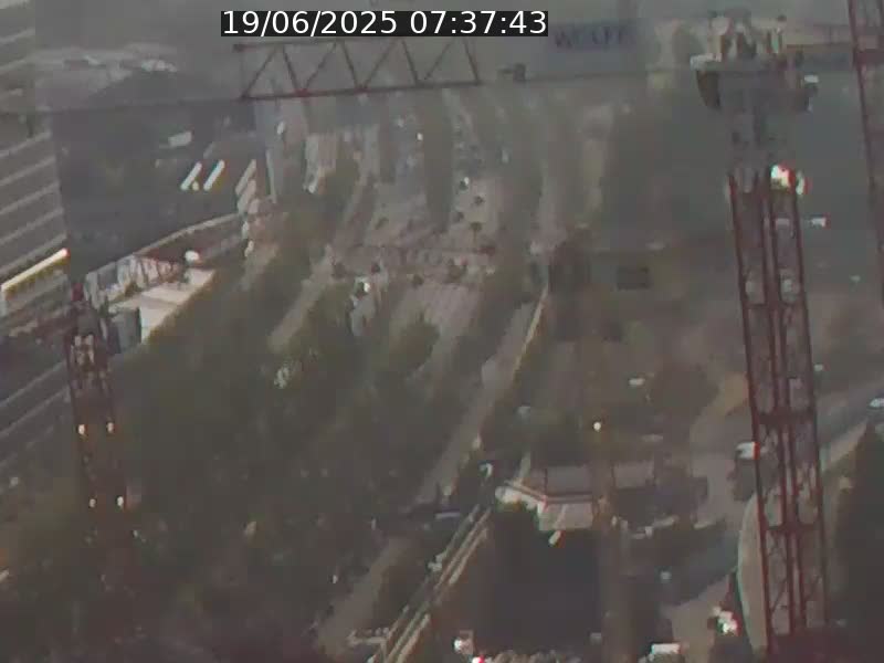 Webcam sur l'avenue John Fitzgerald Kennedy (N51) avec vue orientée vers le Findel