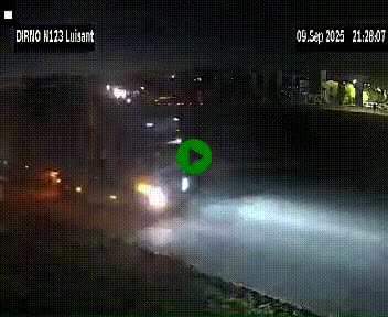 Webcam en périphérie de Chartres sur la N123, à hauteur de Luisant. Vue orientée vers Chartres