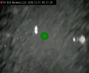 Webcam à hauteur du Leclerc Normanville sur la N154. Vue orientée vers Rouen