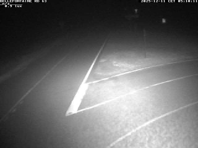 Webcam à Bellefontaine dans les Vosges à 552 mètres d'altitude sur la D63, à la jonction avec la D20A