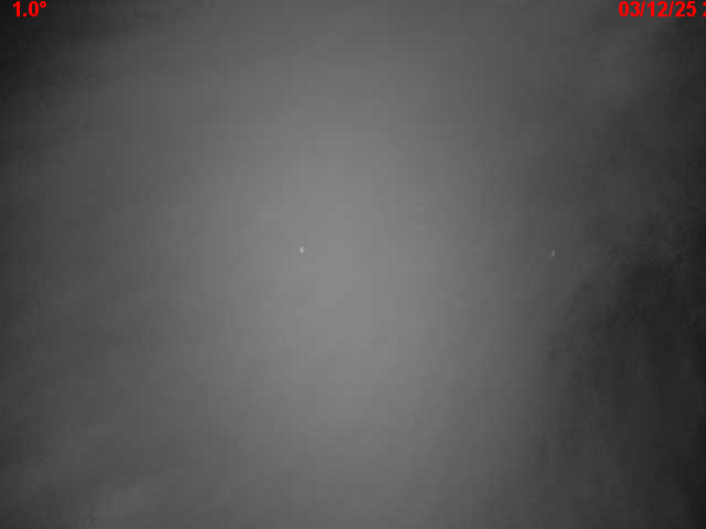 Webcam en haut du col du Ballon d'Alsace sur la D465 à 1075 mètres d'altitude dans les Vosges