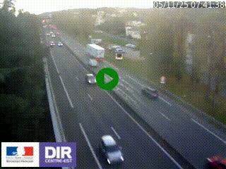 Webcam routière à Le Chambon-Feugerolles sur la RN88 entre Firminy et Saint-Etienne