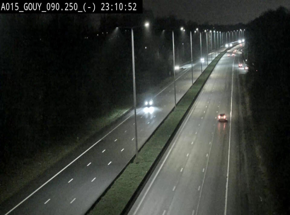 Webcam autoroute Belgique - Gouy-lez-piéton - E42 - BK 90.3