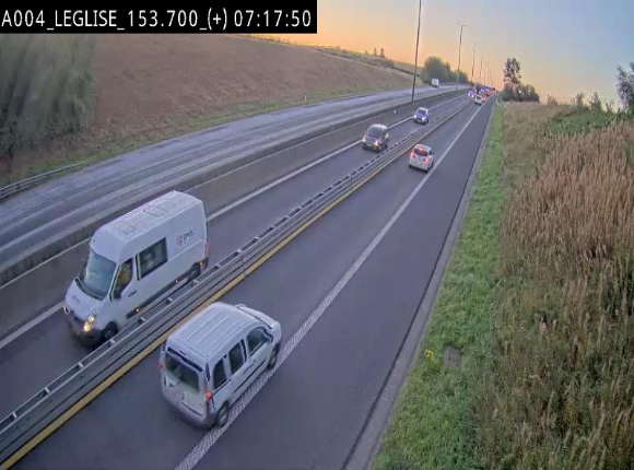 Webcam autoroute E411 à hauteur de Léglise, en direction de Luxembourg