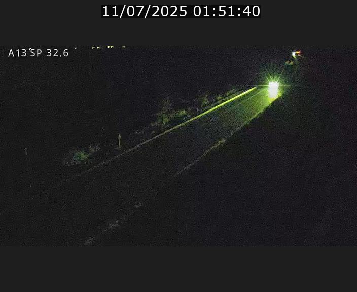 Webcam info trafic A13 à hauteur de Mondorf-les-bains. Vue orientée vers Altwies