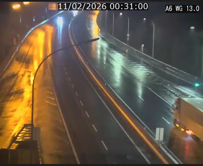Traffic live webcam Luxembourg Mamer - A6 - BK 13 - direction Luxembourg/France/Allemagne