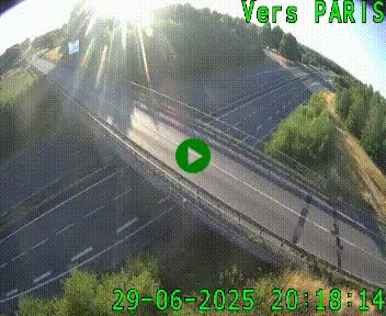 Clone of Caméra routière sur l'autoroute A20 au nord de Limoges, à la jonction avec la N520. Vue orientée vers Paris