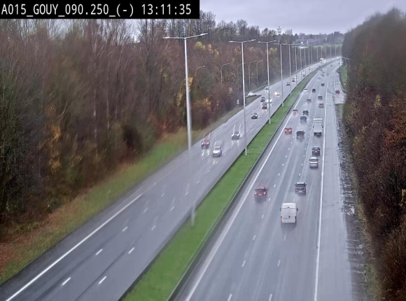 Webcam autoroute Belgique - Gouy-lez-piéton - E42 - BK 90.3